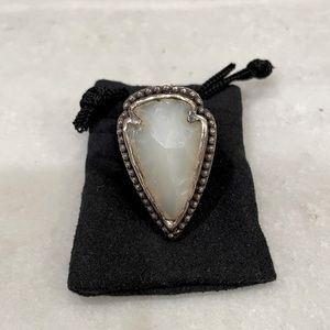 Pamela Love Jasper arrowhead cocktail ring